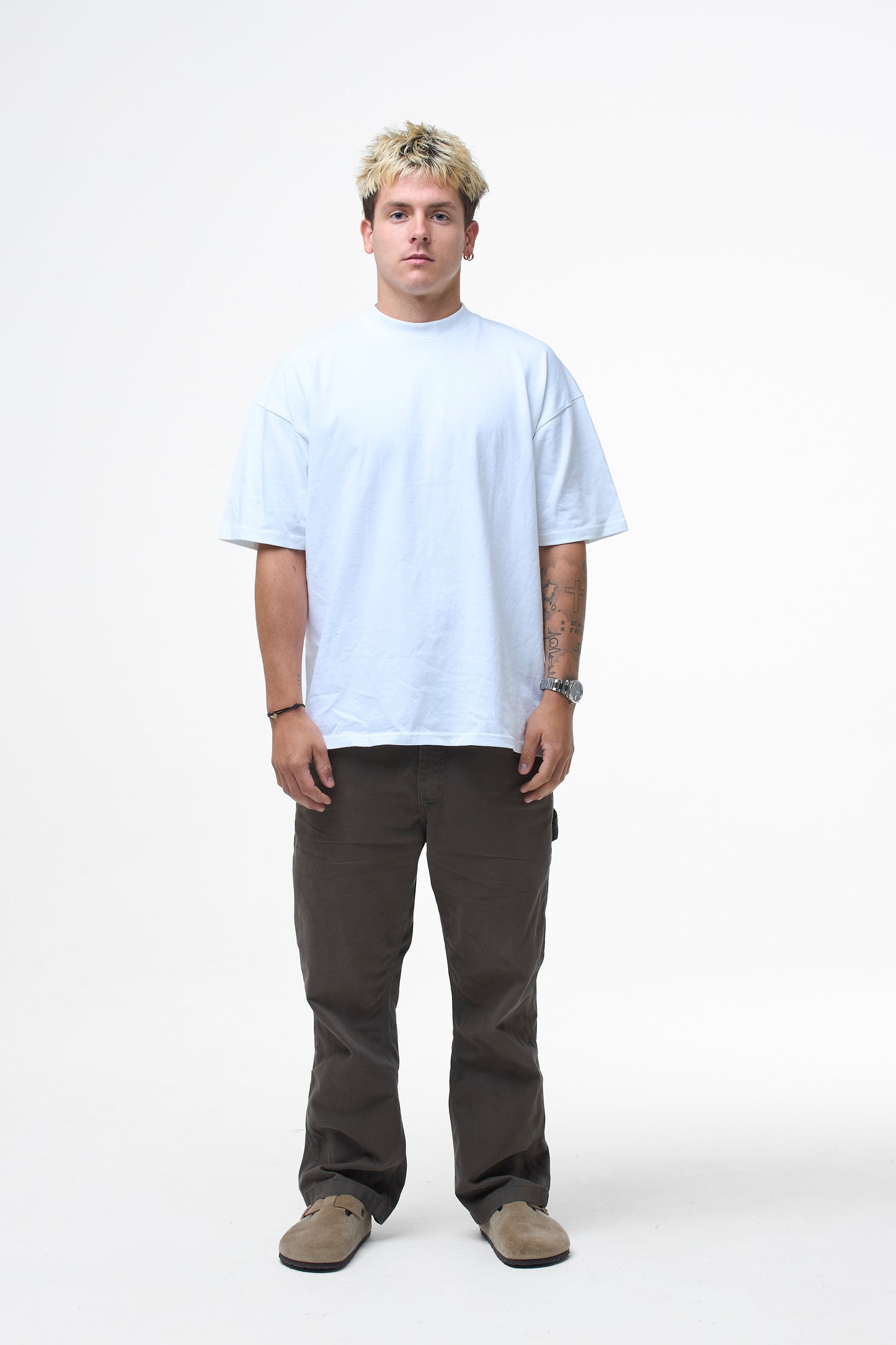 LUXURY TEE - FLAT WHITE